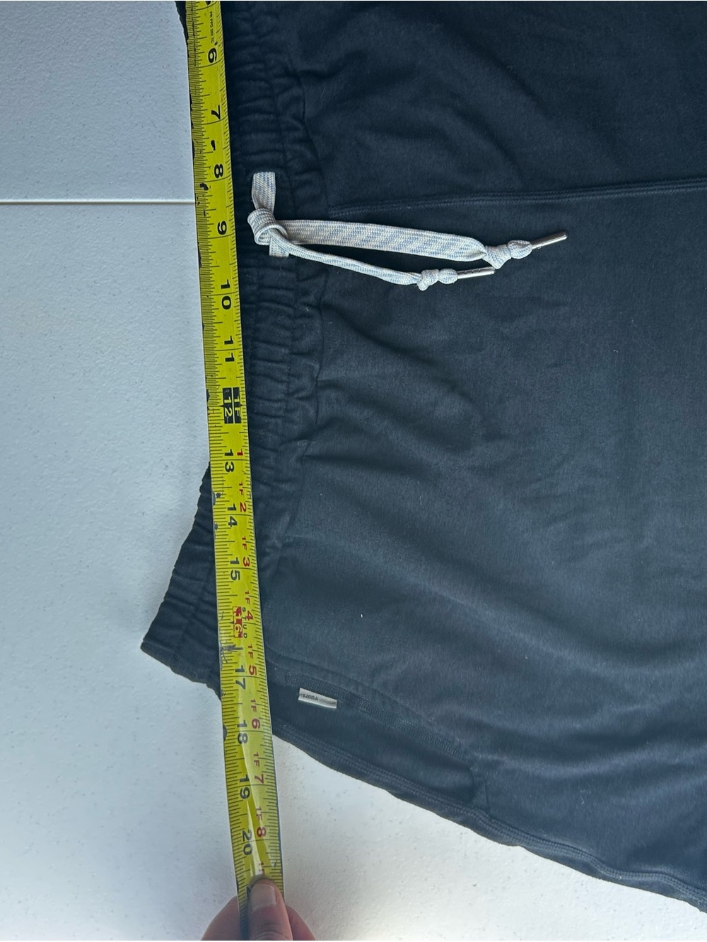 Vuori Black Casual Lounge Shorts with Branded Tab - Picture 6 of 7